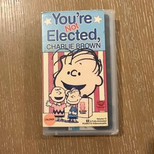 Youre Not Elected, Charlie‎ Brown (VHS)